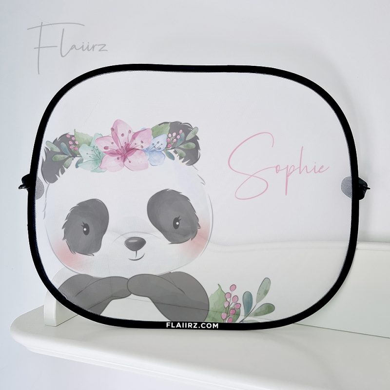 FLAIIRZ Panda met hoofdband zonnescherm