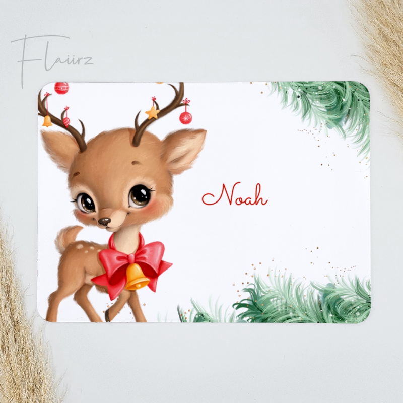 FLAIIRZ Kerst hert kerst placemat