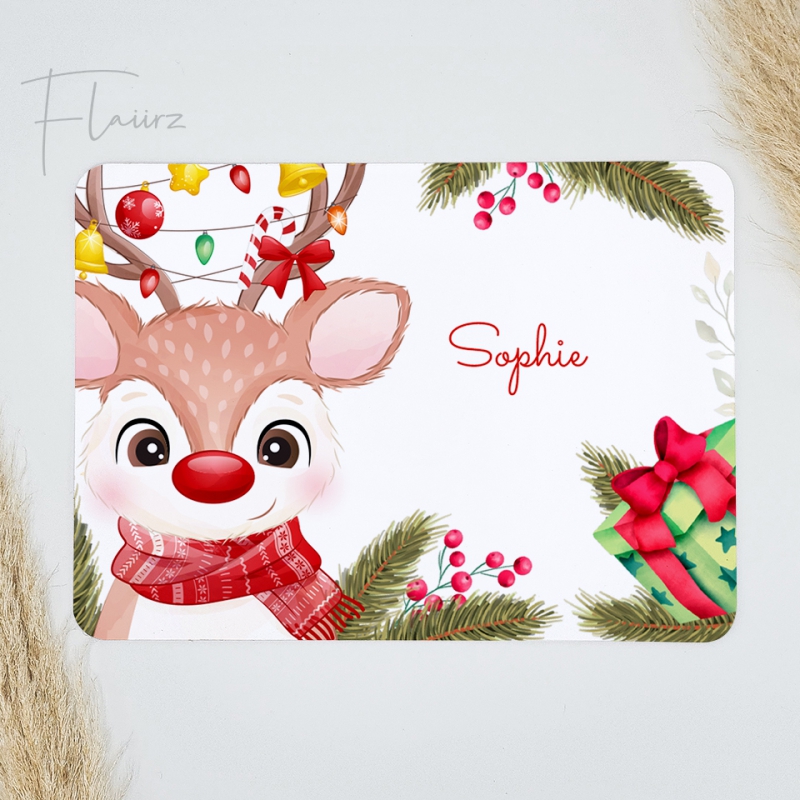 FLAIIRZ rendier kerst placemat