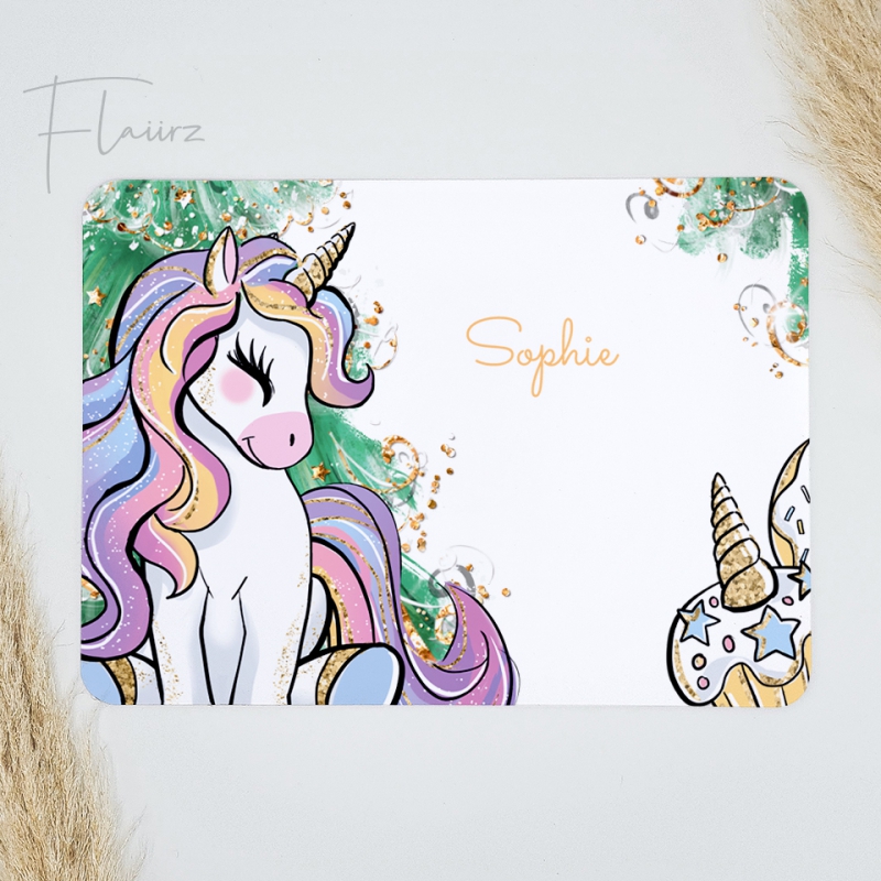 FLAIIRZ unicorn kerst placemat